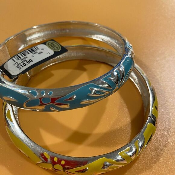 Colorful Enamel Bangles - Picture 5 of 7